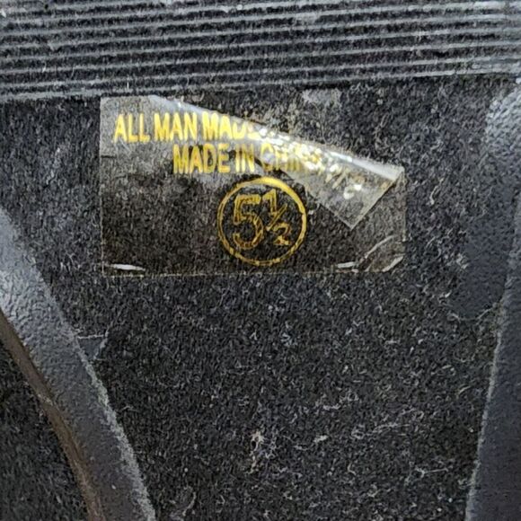 Black suede mid calf heeled booties - Picture 7 of 8